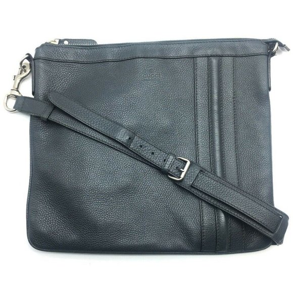 GUCCI 233329 All Leather A4 document Storage Cross - Picture 1 of 12